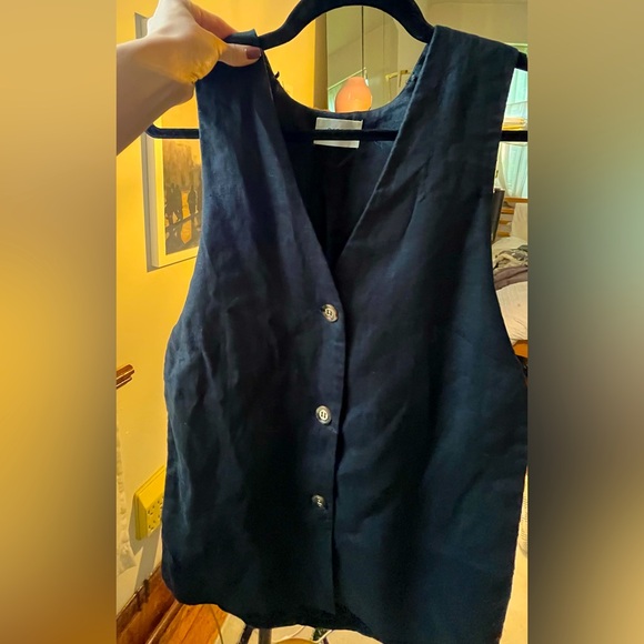 DISSH Long Linen Vest - Picture 6 of 6